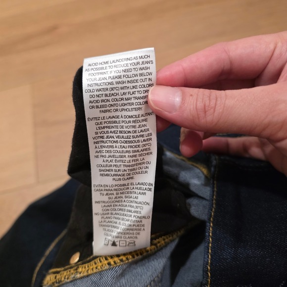 FRAME Wide Leg High Rise Jeans Rinse Womens Size 29 Blue Indigo Retro Boho - Picture 4 of 10